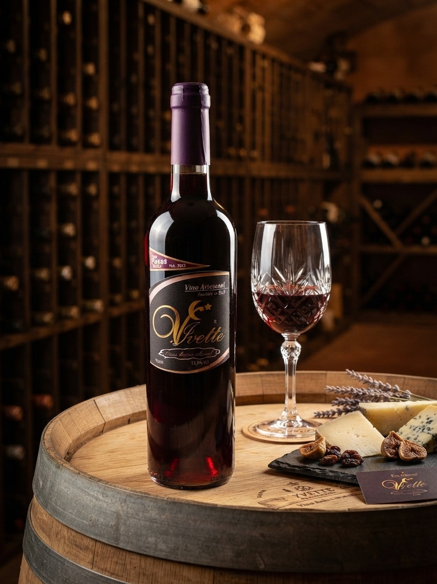 VINO DE UVA TINTO (Dulce) VCIVETTE  750 ML