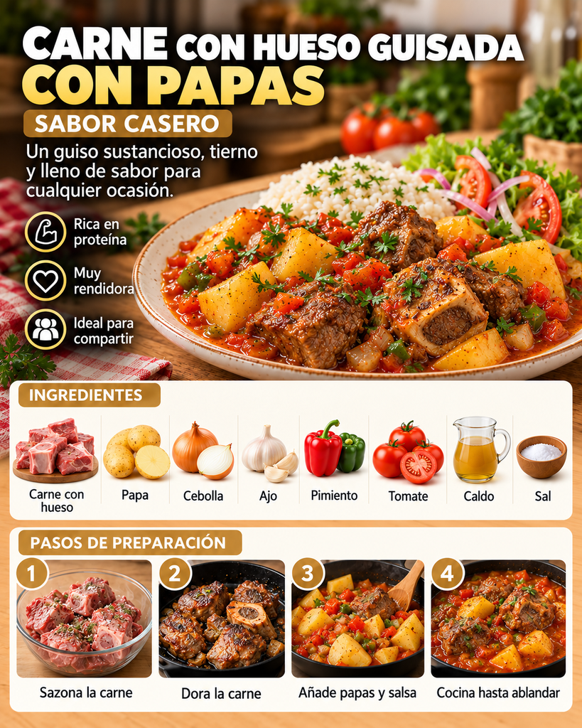 CARNE CON HUESO(POR PIESA)