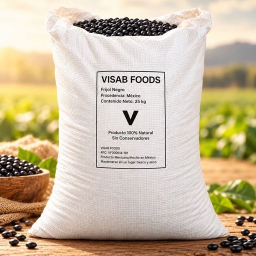 FRIJOLES NEGROS (25KG)